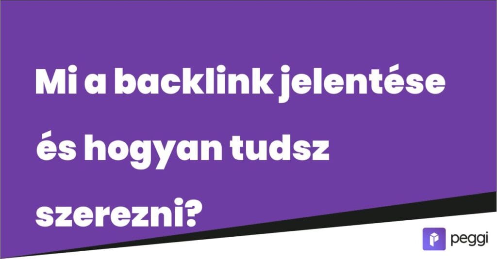 backlink jelentése