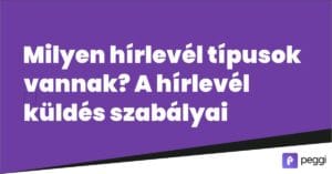 hírlevél küldés szabályai
