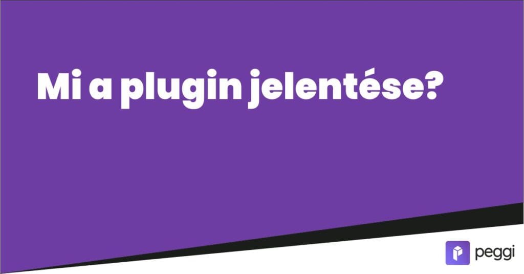 plugin jelentése